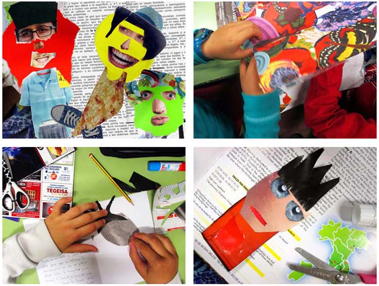 Taller de retrato y collage - LA MANOPLA